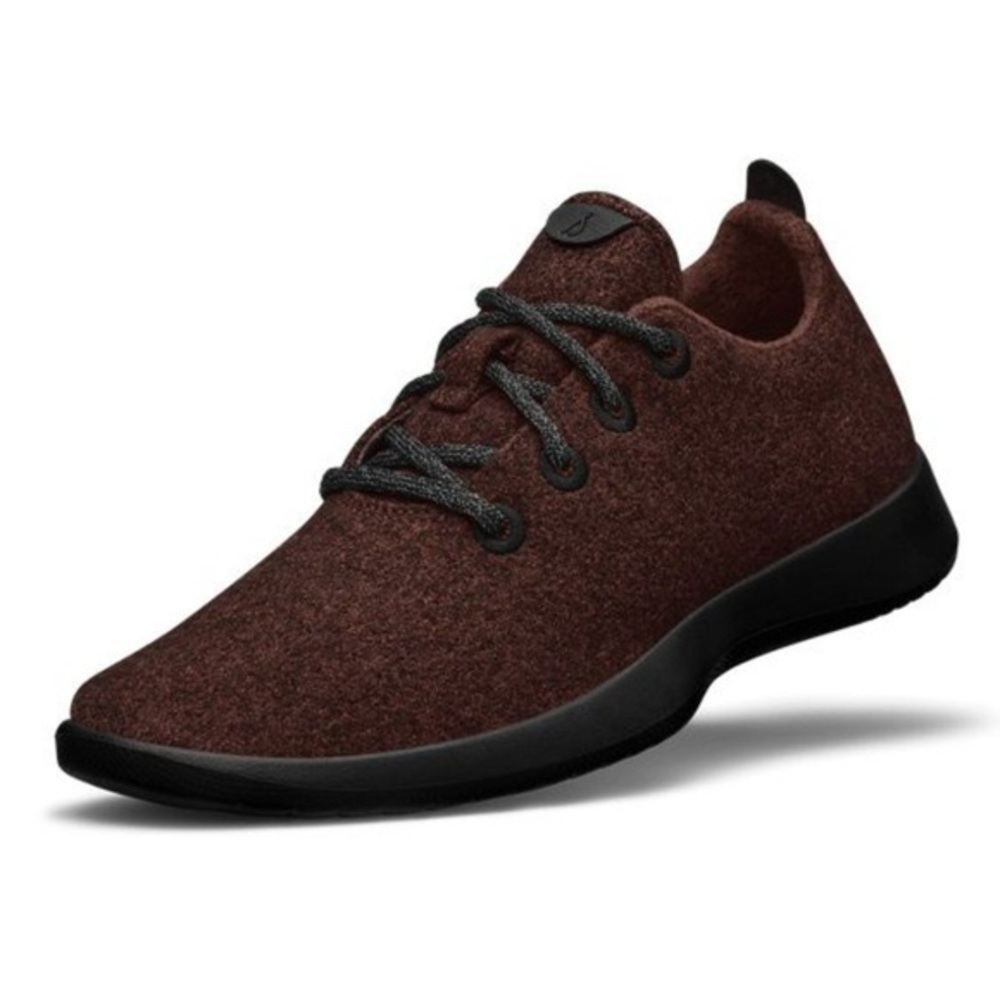 Allbirds Dark Kea Red Black Sole Limited Edition Wool Runners Women’s Size 7